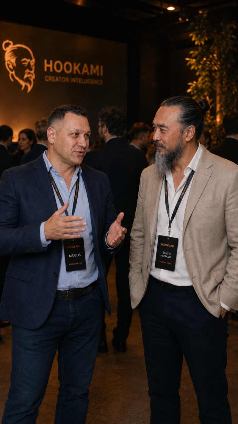 Marius Stoicescu at a creator industry event